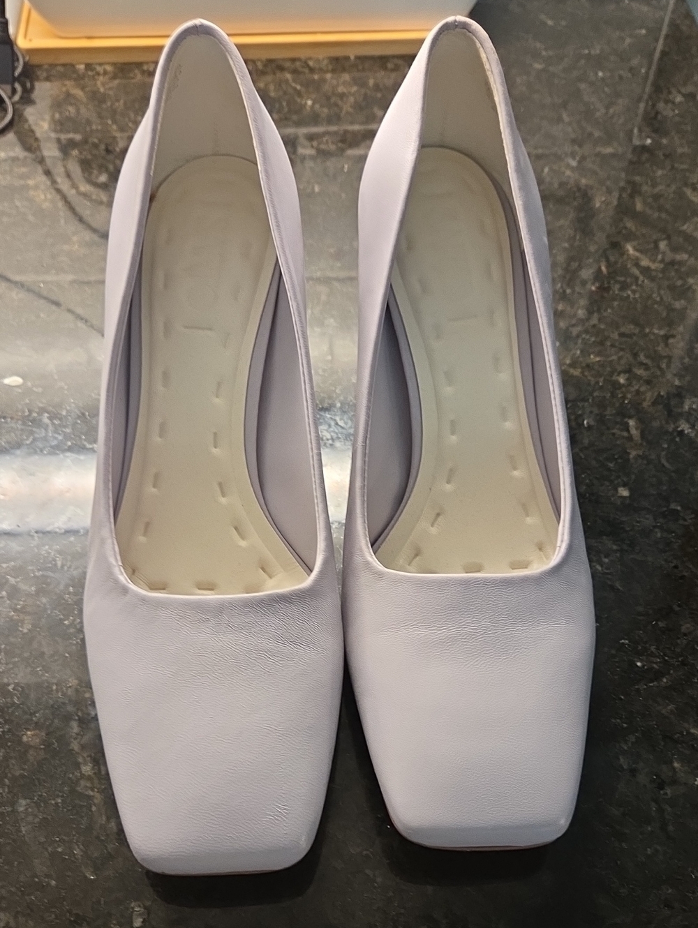 Franco Sarto Light Lavender Square-Toe Pumps